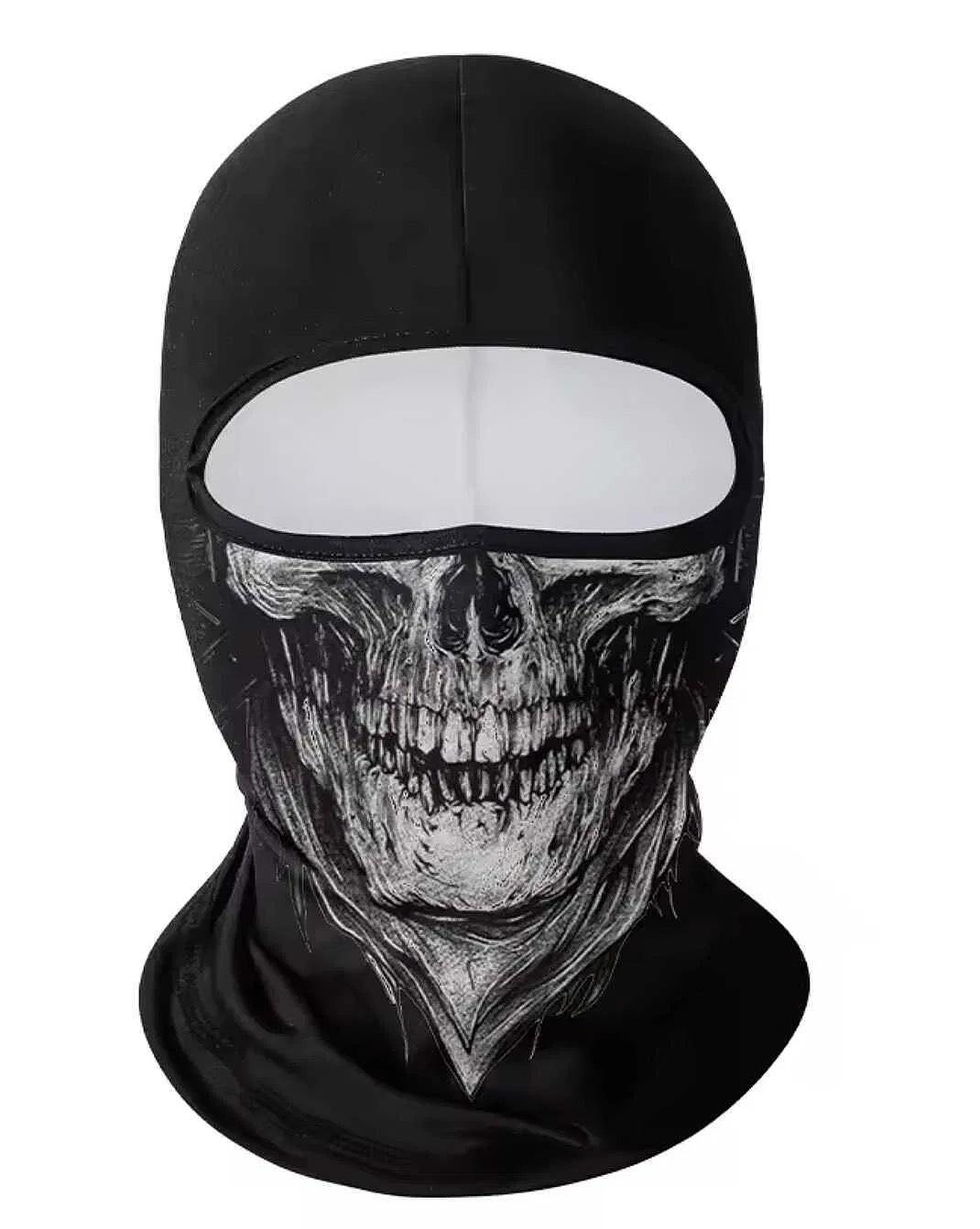 Cagoule tactique, crâne