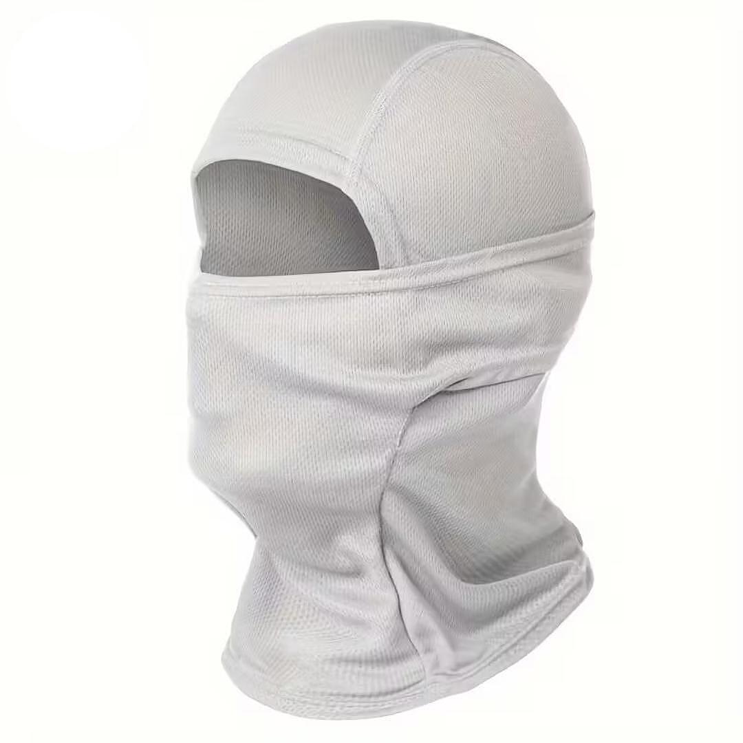 Cagoule tactique unie avec une ouverture – masque facial