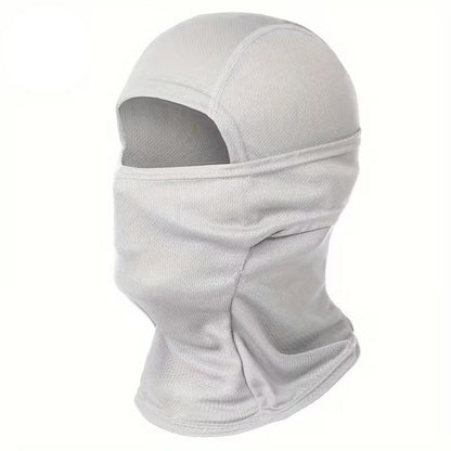 Cagoule tactique unie avec une ouverture – masque facial