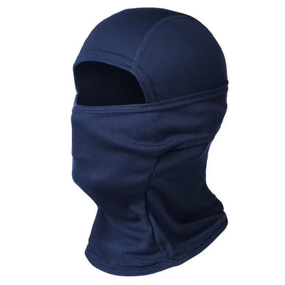 Cagoule tactique unie avec une ouverture – masque facial