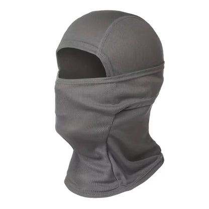 Cagoule tactique unie avec une ouverture – masque facial