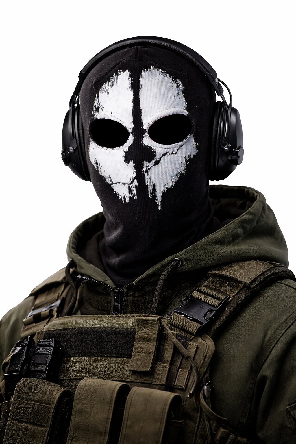 Cagoule tactique, masque Call Of Duty Ghosts - Logan Walker