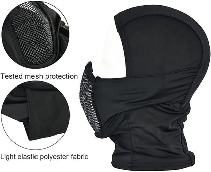 Cagoule tactique avec masque buccal intégré