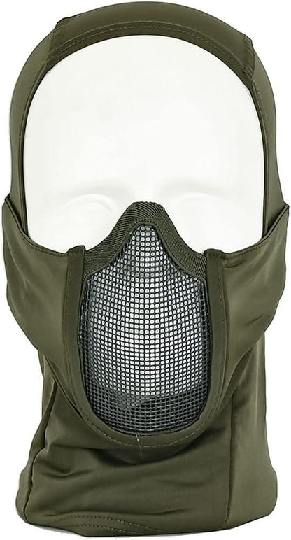 Cagoule tactique avec masque buccal intégré