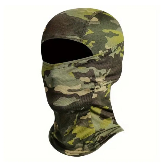 Cagoule tactique camouflage avec une ouverture – masque facial