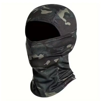 Cagoule tactique camouflage avec une ouverture – masque facial