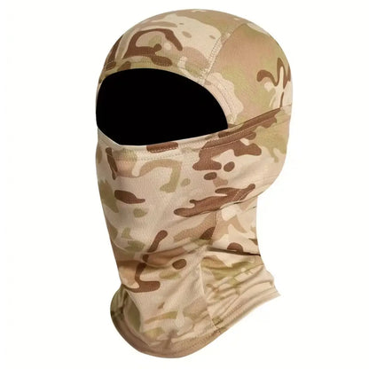 Cagoule tactique camouflage avec une ouverture – masque facial