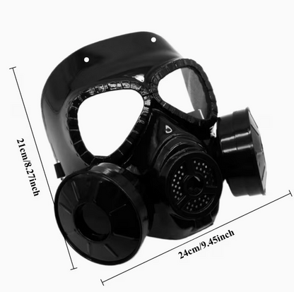 Masque tactique avec doubles filtres – style SWAT