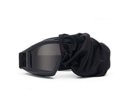 Masque de protection tactique, lunettes anti-buée
