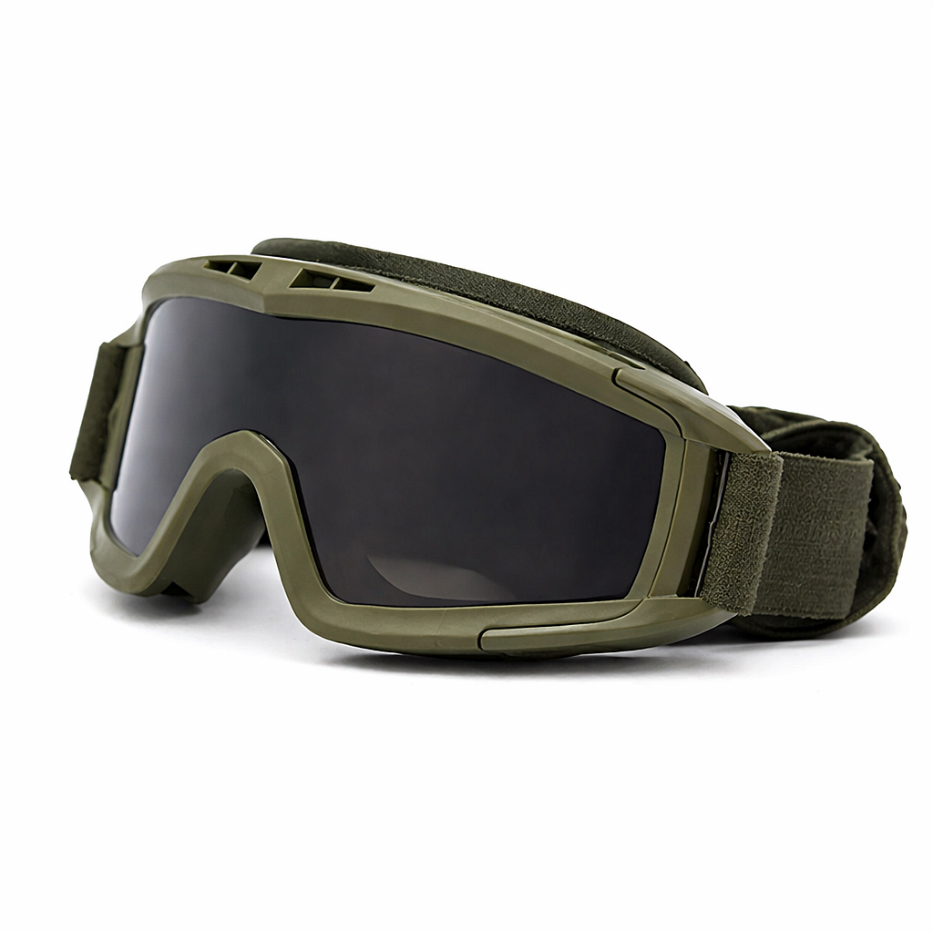 Masque de protection tactique, lunettes anti-buée