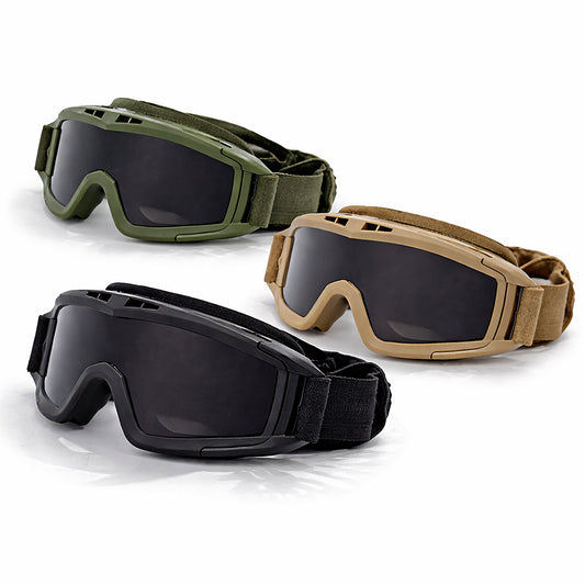 Masque de protection tactique, lunettes anti-buée