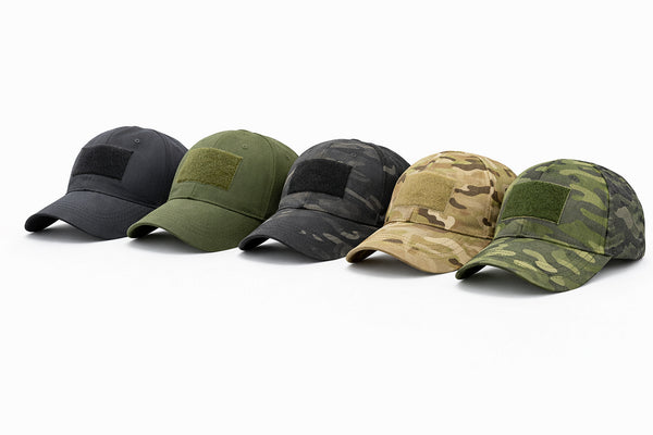 Casquette tactique avec visière, velcro