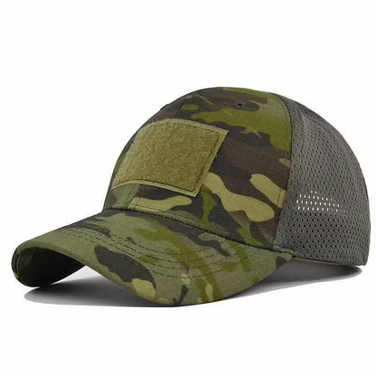 Casquette Trucker tactique avec visière en maille, velcro