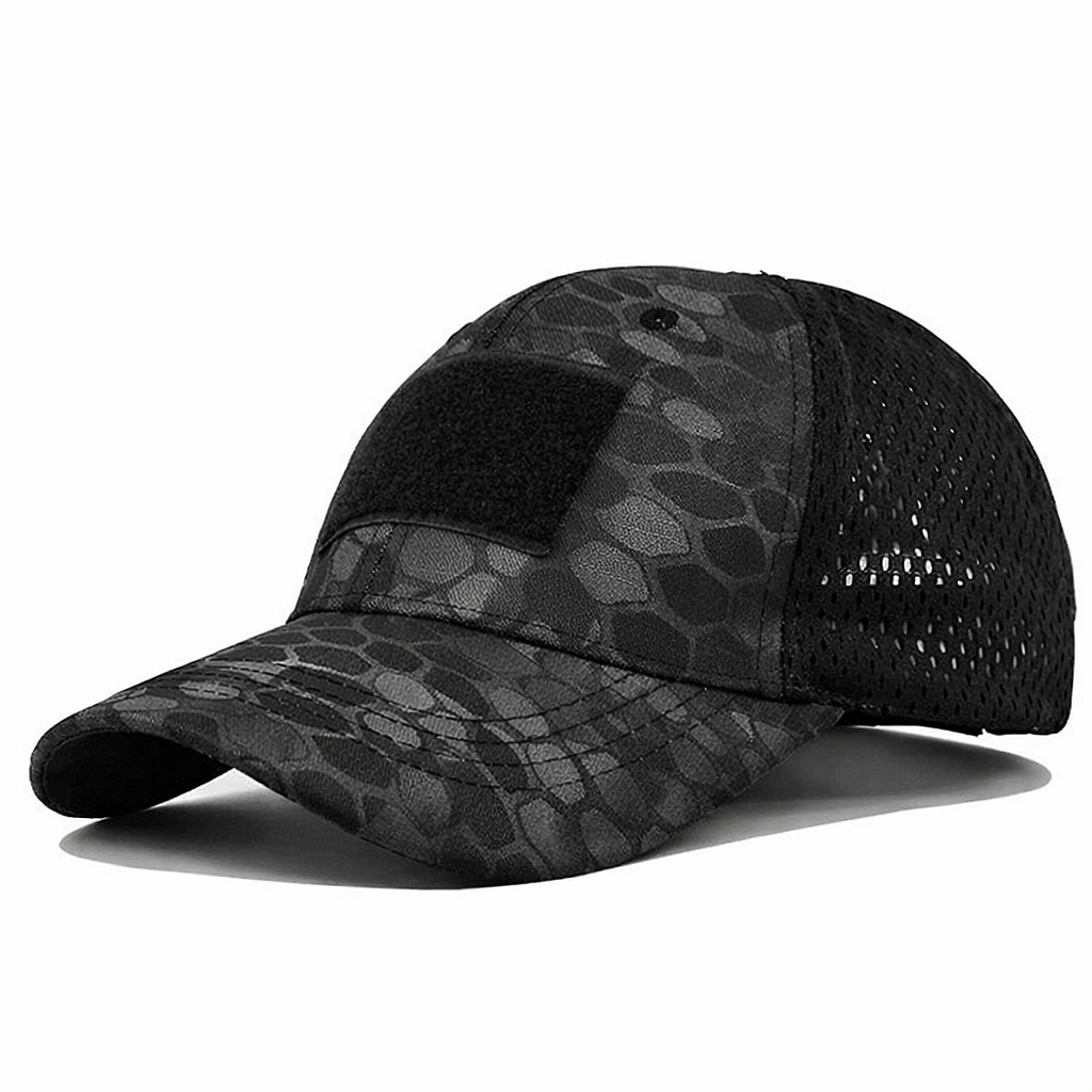 Casquette Trucker tactique avec visière en maille, velcro