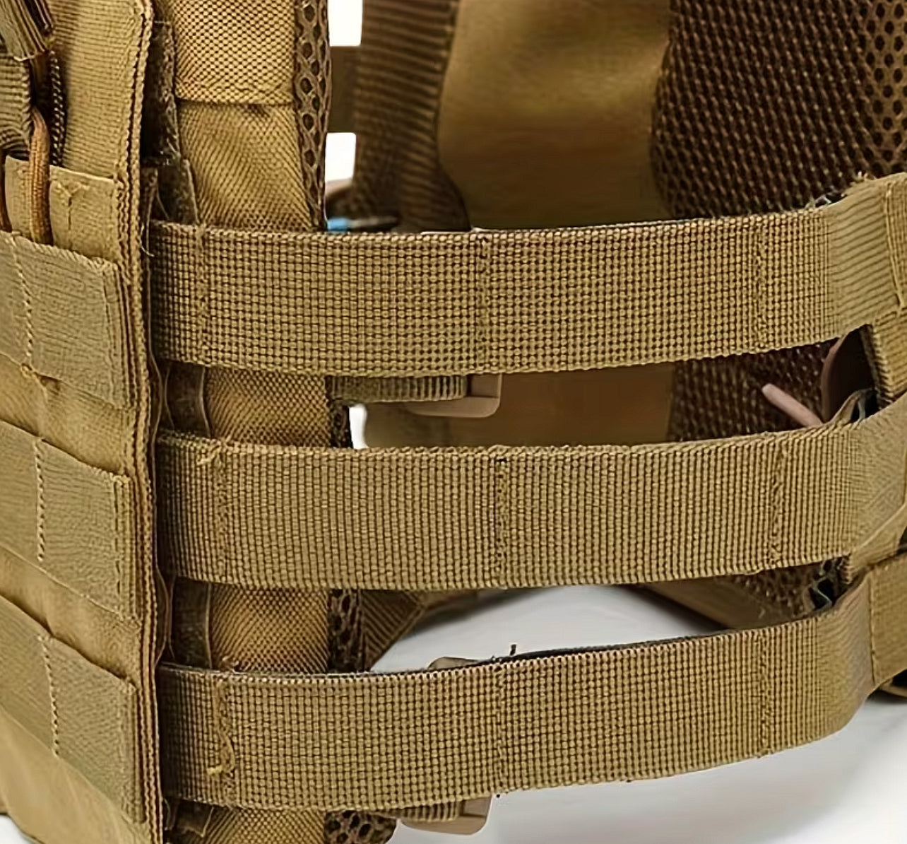 Gilet tactique Plate Carrier, système MOLLE, réglable