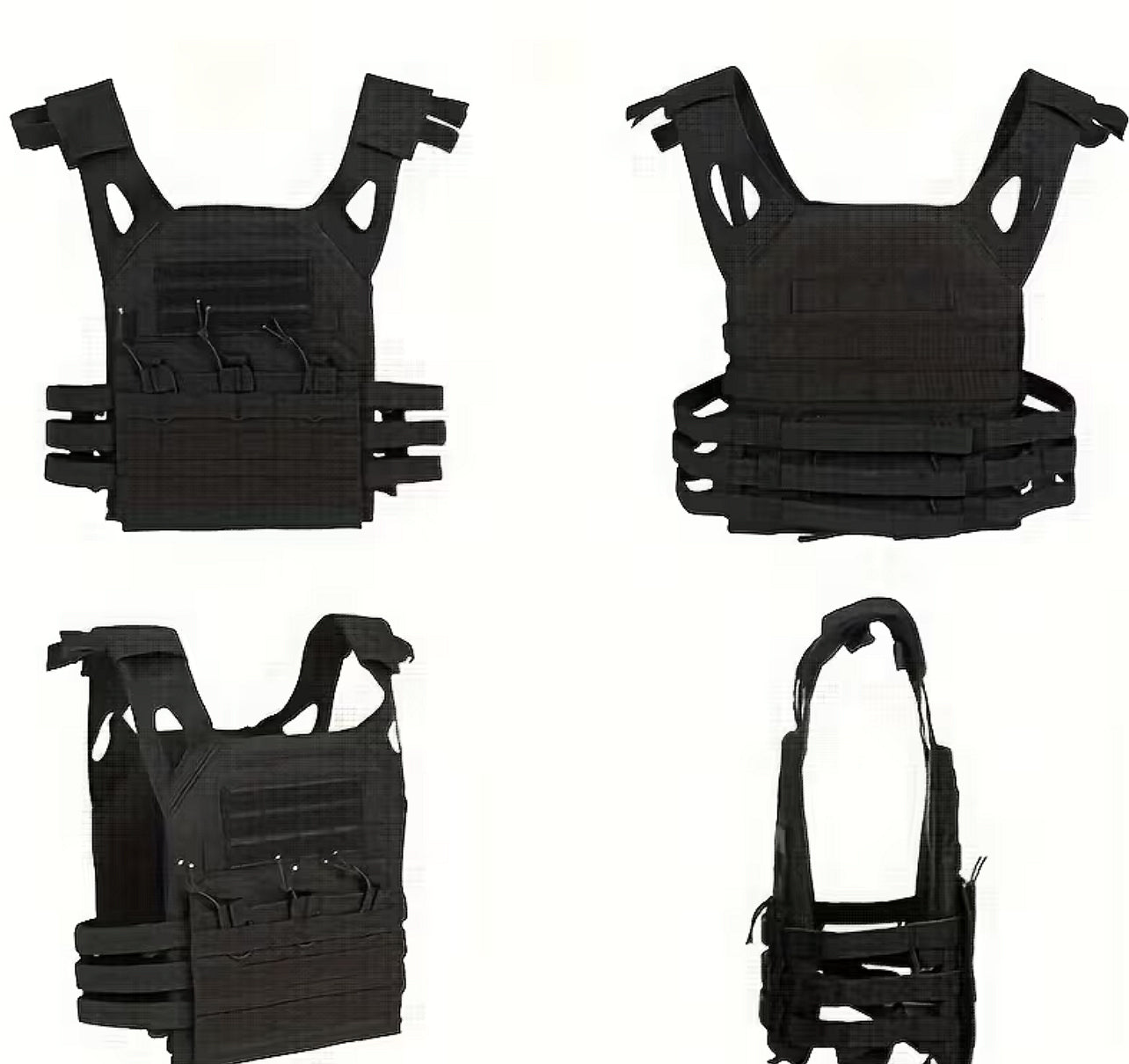 Gilet tactique Plate Carrier, système MOLLE, réglable