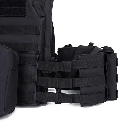 Gilet tactique Plate Carrier, système MOLLE, avec modules - réglable