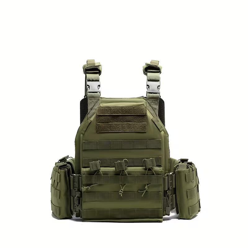 Gilet tactique Plate Carrier, système MOLLE, avec modules - réglable