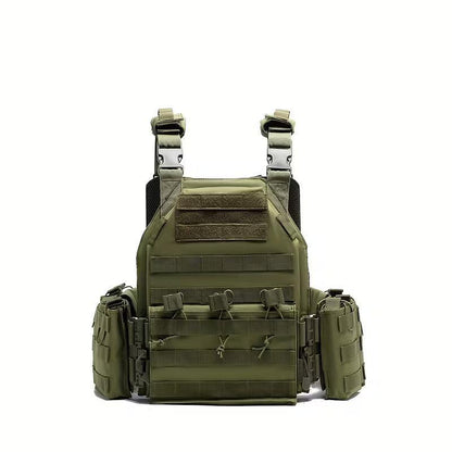 Gilet tactique Plate Carrier, système MOLLE, avec modules - réglable