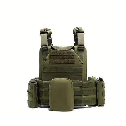 Gilet tactique Plate Carrier, système MOLLE, avec modules - réglable