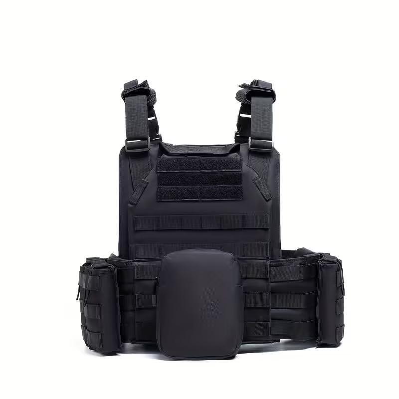Gilet tactique Plate Carrier, système MOLLE, avec modules - réglable