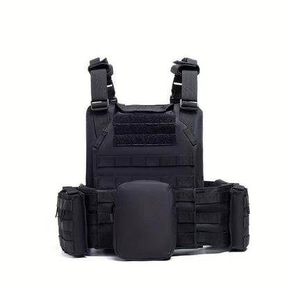 Gilet tactique Plate Carrier, système MOLLE, avec modules - réglable