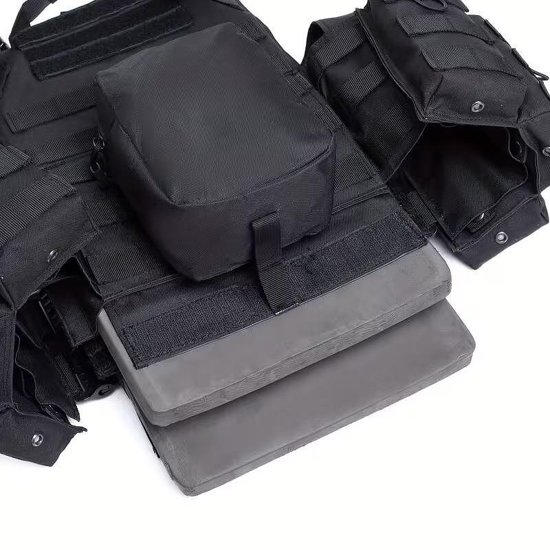 Gilet tactique Plate Carrier, système MOLLE, avec modules - réglable