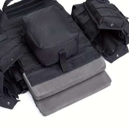 Gilet tactique Plate Carrier, système MOLLE, avec modules - réglable
