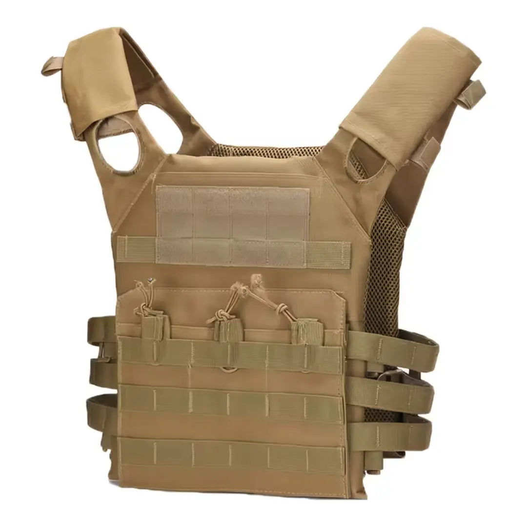 Gilet tactique Plate Carrier, système MOLLE, réglable