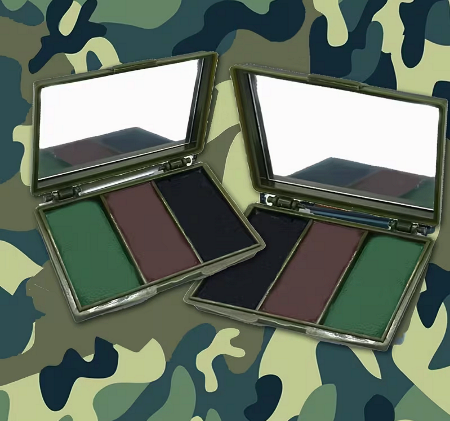 Crème de camouflage tactique pour visage – 3 couleurs