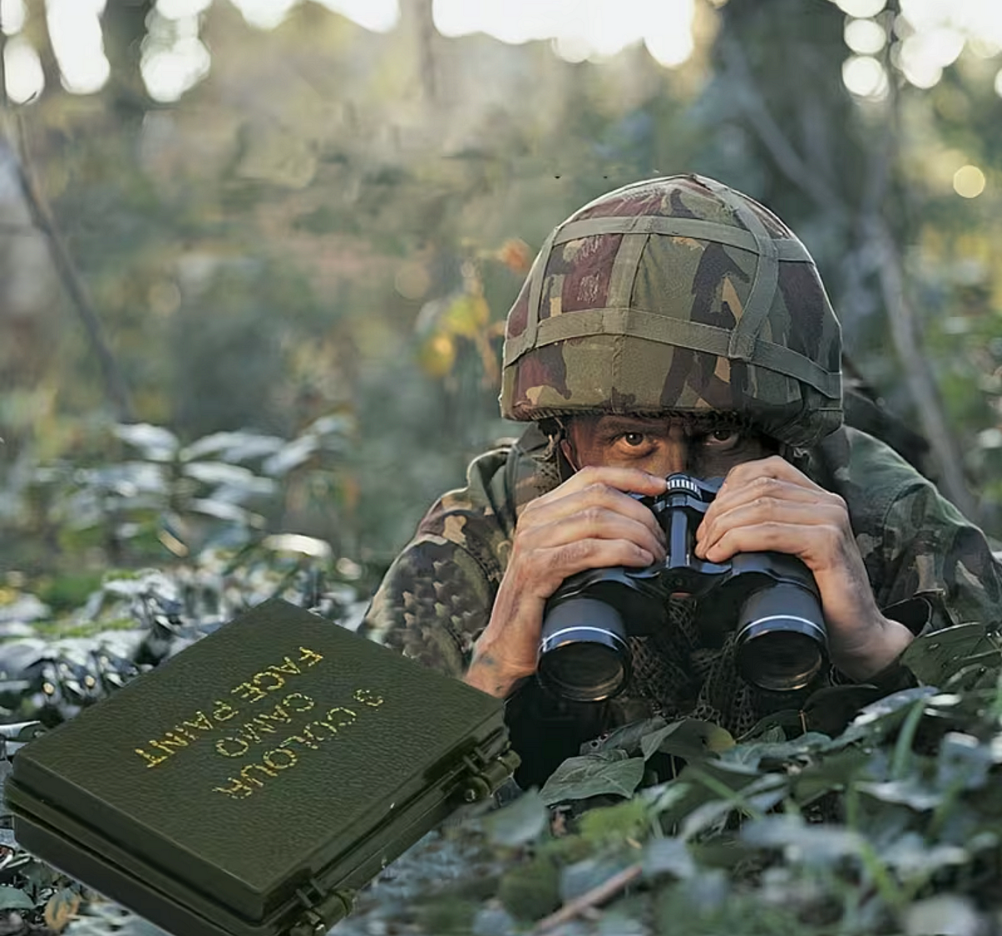 Crème de camouflage tactique pour visage – 3 couleurs