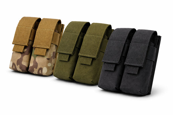 Étui tactique pour chargeurs de pistolet, système MOLLE