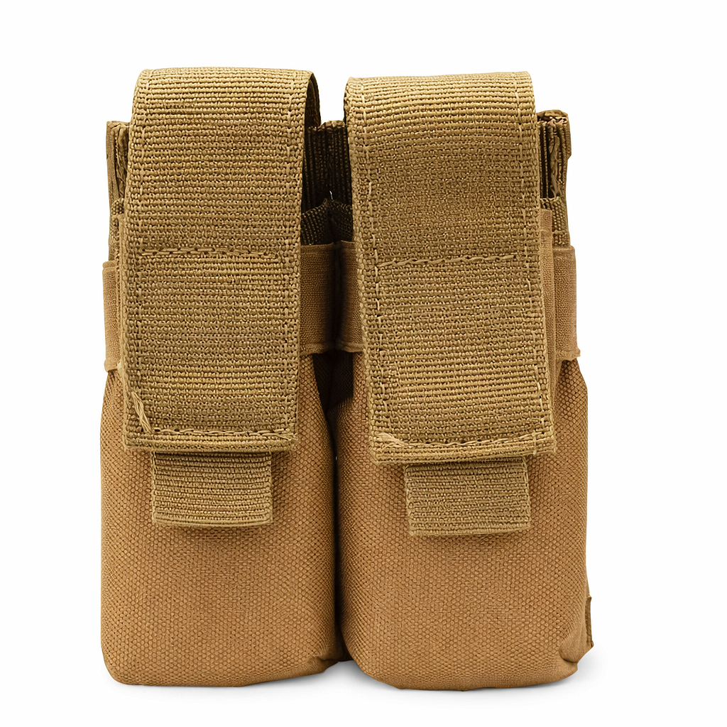 Étui tactique pour chargeurs de pistolet, système MOLLE