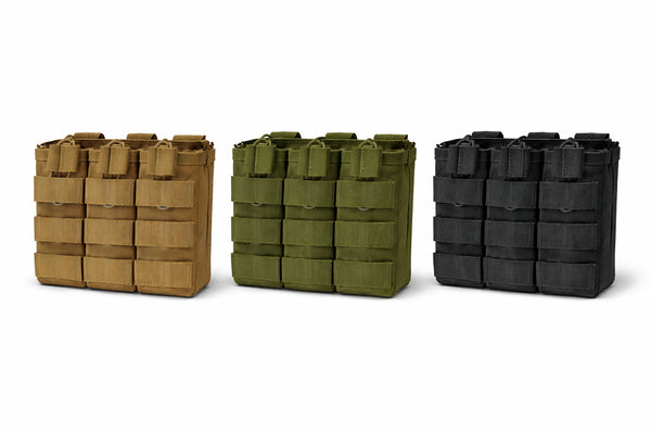 Étui tactique pour chargeurs, système MOLLE