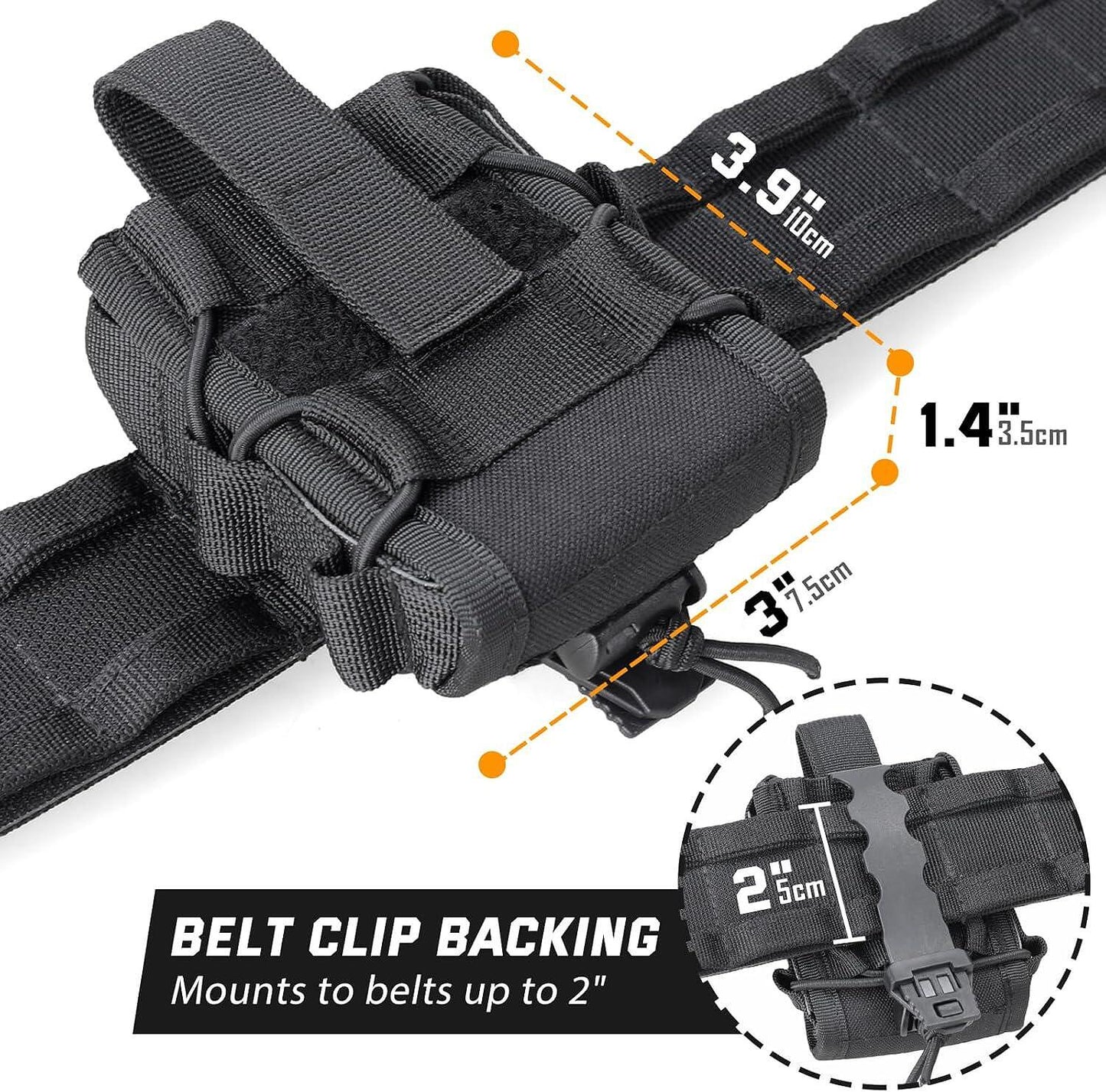 Étui tactique pour menottes avec système MOLLE