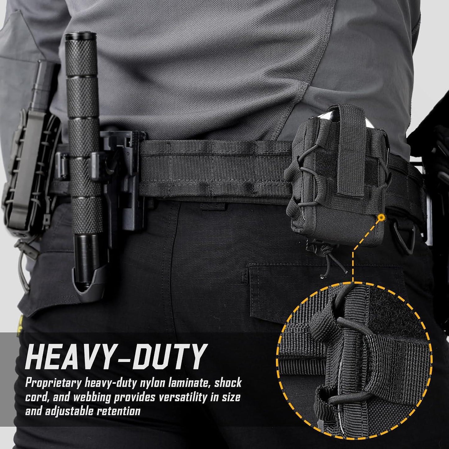Étui tactique pour menottes avec système MOLLE