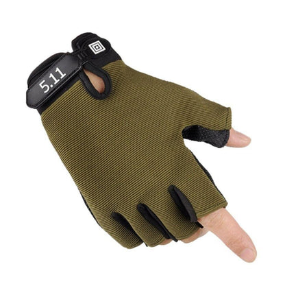 Gants tactiques sans doigts, sans protections
