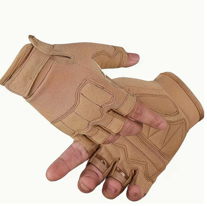 Gants tactiques sans doigts avec protection renforcée