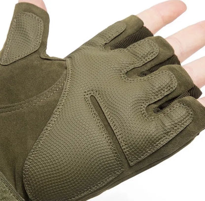 Gants tactiques sans doigts, avec protections