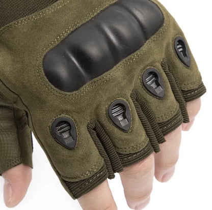 Gants tactiques sans doigts, avec protections