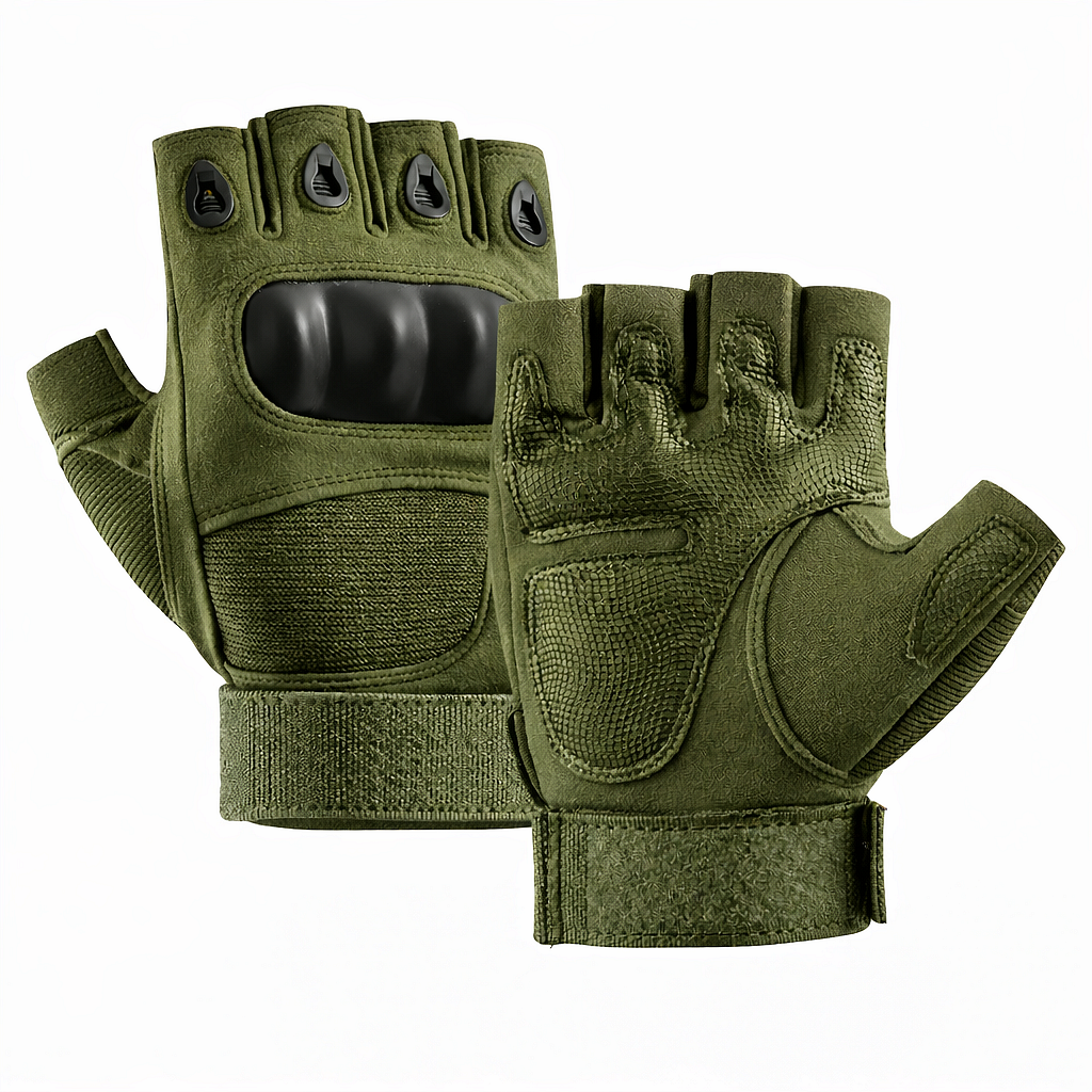 Gants tactiques sans doigts, avec protections