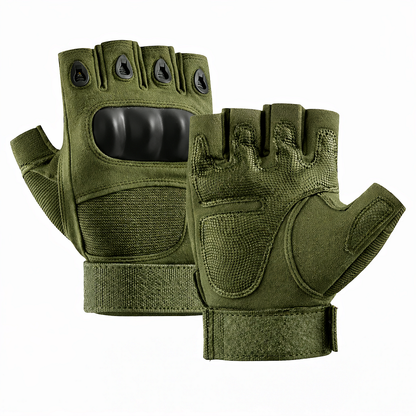 Gants tactiques sans doigts, avec protections