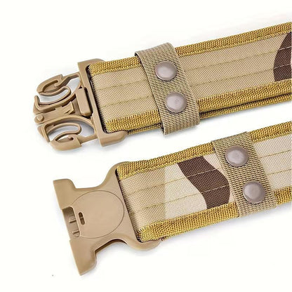 Ceinture tactique large 5 cm avec boucle rapide, 125 cm