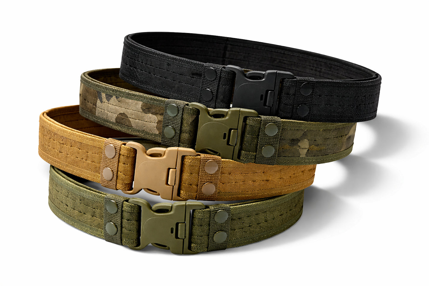 Ceinture tactique large 5 cm avec boucle rapide, 125 cm
