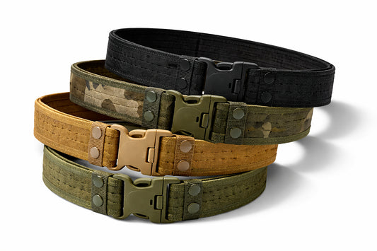 Ceinture tactique large 5 cm avec boucle rapide, 125 cm
