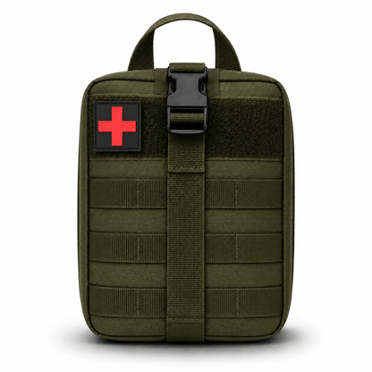 Trousse de premiers soins tactique MOLLE BlackAirsoft Rip-Away, sac médical de premiers secours