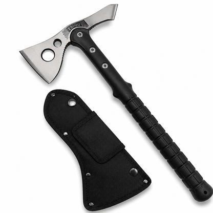 Hache tactique avec pointe et étui pour camping et outdoor