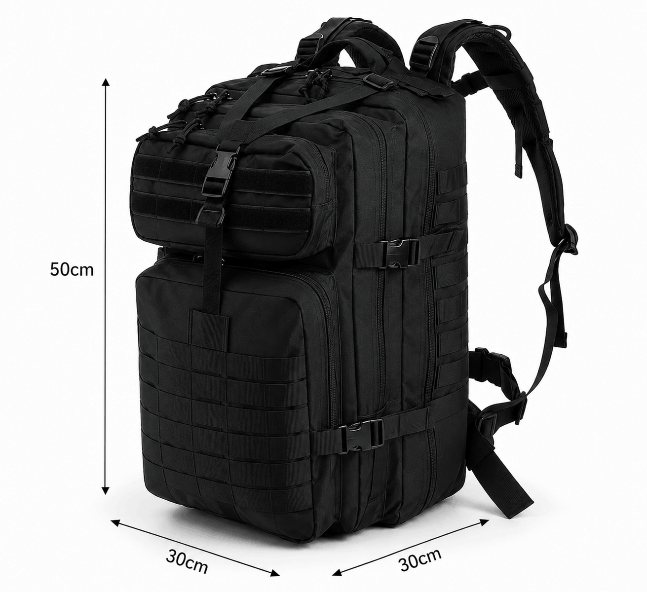 Sac à dos tactique 45L BlackAirsoft Ranger 900D