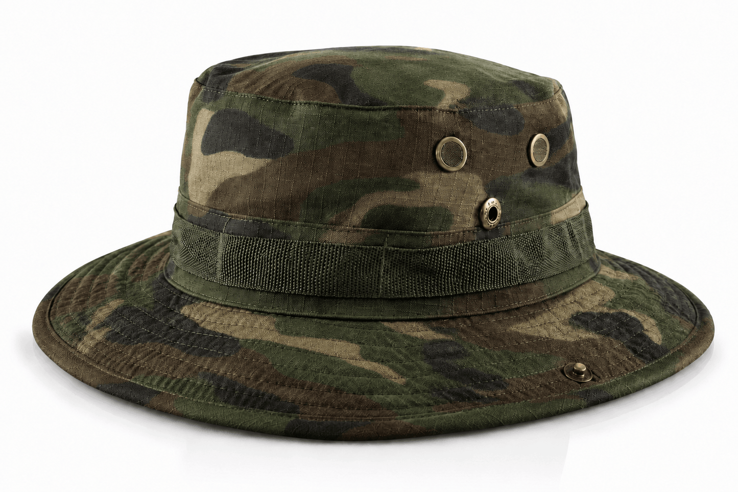 Chapeau tactique Black Airsoft BOONIE – avec cordon et aérations