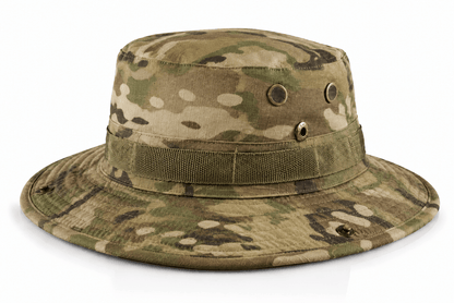 Chapeau tactique Black Airsoft BOONIE – avec cordon et aérations